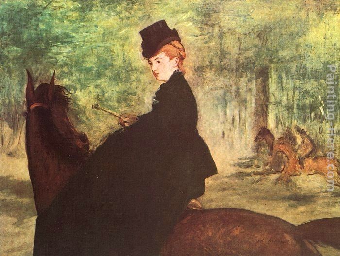 Eduard Manet The Horsewoman